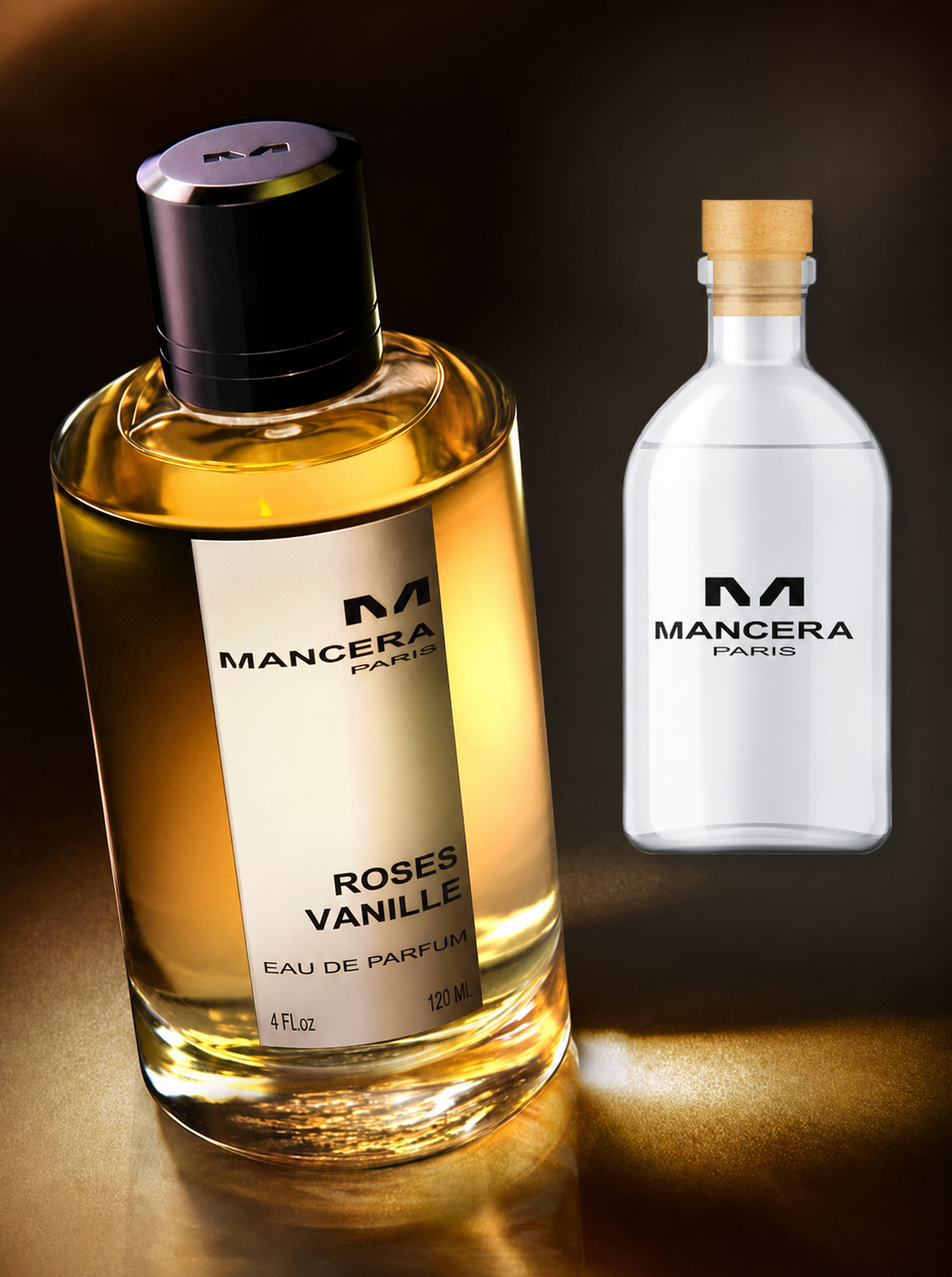 Mancera Roses Vanille Premium Perfume Oil - (100ml)