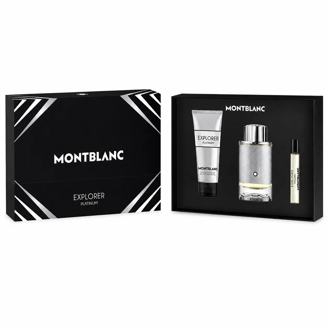 20260801_200427_38b3cf0f-d0d9-4c14-a9e6-2008efa77fb9.webp Mont Blanc - Explorer Platinum Eau De Parfum Trio Set - الصورة 1