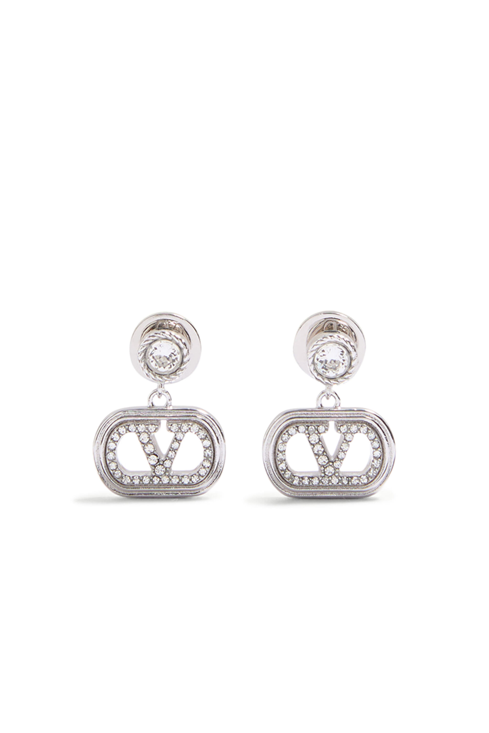 VALENTINO GARAVANI Ovalette Earrings, Metal & Swarovski® Crystals
