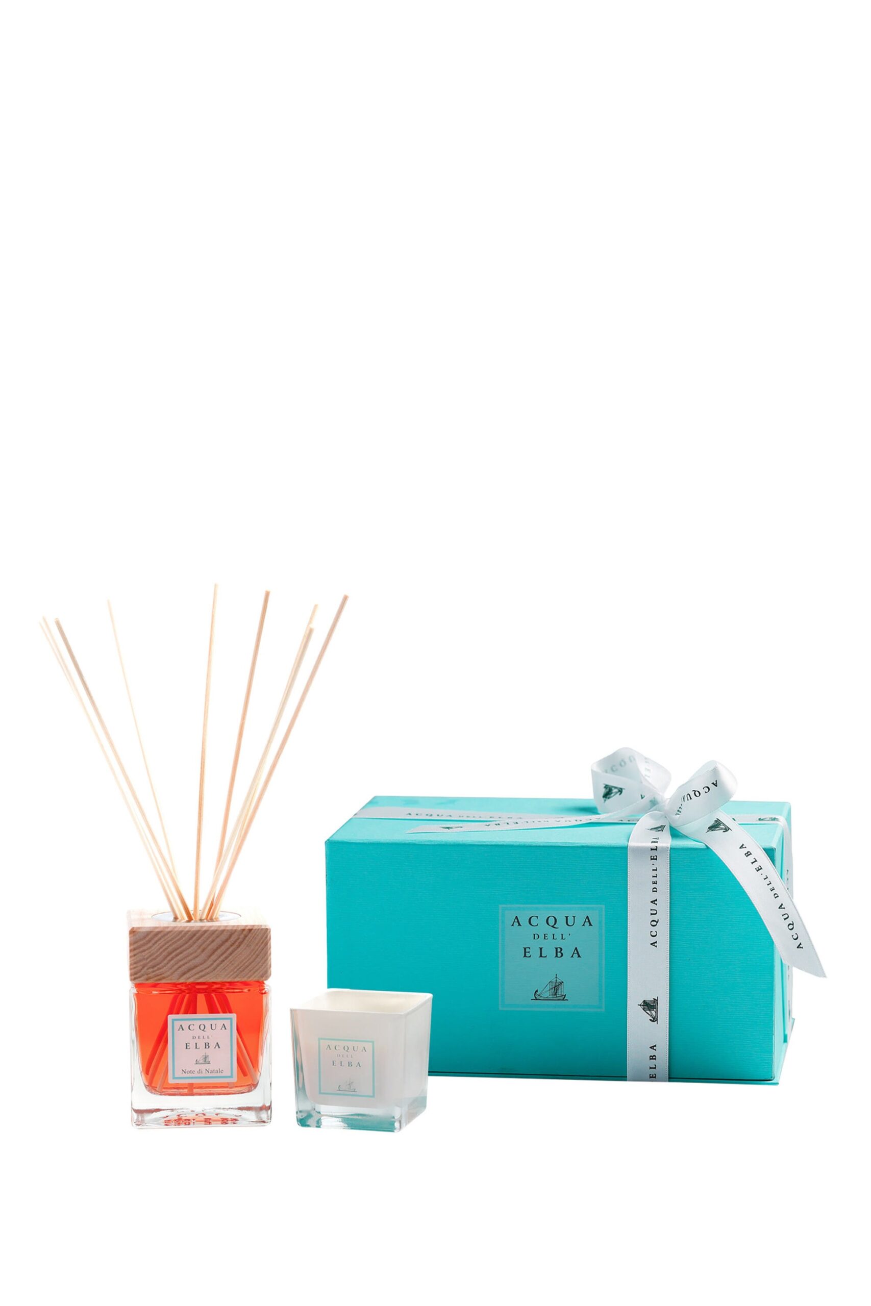 OR0217-N0PUQ7-22728_8e77d8889edc4c73b46f997950f01faa.jpg Acqua Dell' Elba Note di Natale Home Diffuser & Candle Gift Box - Image 1